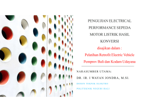 Penukaran Motosikal Elektrik: Ujian Prestasi