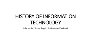 History of Information Technology: Eras & Key Developments