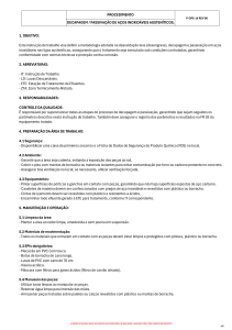Procedimento de Decapagem e Passiva&ccedil;&atilde;o de A&ccedil;os Inoxid&aacute;veis Austen&iacute;ticos