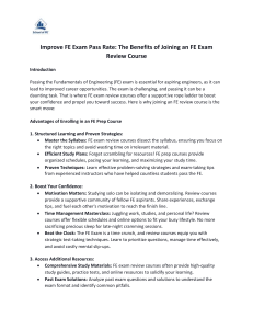 FE Exam Review Course: Benefits & How to Pass