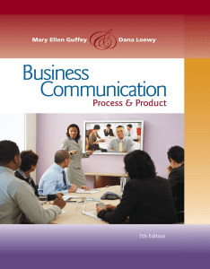 Business Communication: Process & Product - 7th Edition