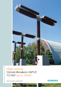 Siemens High-Voltage Circuit Breakers 3AP1/2 Brochure