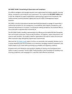 ISO 42001 Toolkit: AI Governance & Compliance