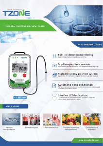TT19EX Real-Time Temp & RH Data Logger Datasheet