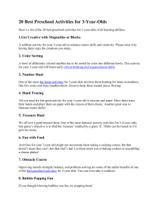 Preschool Activities: 20 Fun Ideas for 3-Year-Olds