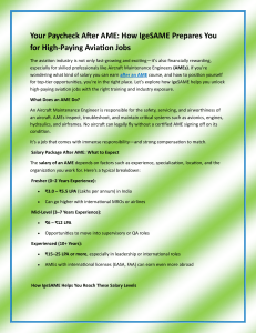 AME Career: IgeSAME & High-Paying Aviation Jobs