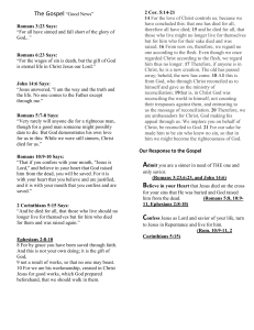 The Gospel: Understanding Salvation Through Jesus Christ
