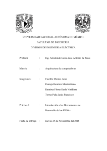 Informe de Laboratorio de Herramientas de Desarrollo FPGA: VHDL & Quartus