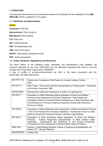 HSS WPC100 Installation Procedure for FJC Systems