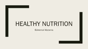 Healthy Nutrition: A Simple Guide to Eating Well