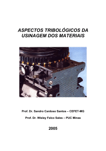 Tribologia da Usinagem: Material de Curso