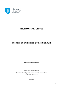 Manual do Utilizador LTspice XVII: Circuitos Eletrónicos