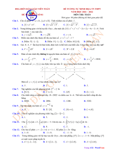 [DDGVT] Đề tương tự đề minh họa 2022