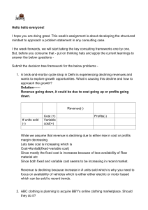 Consulting Case Study: Decision Tree Frameworks