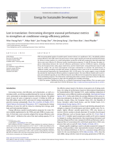 AC Energy Efficiency: Overcoming Divergent Performance Metrics