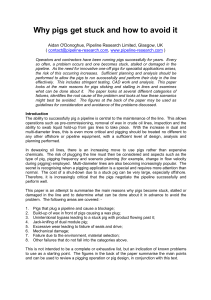 Pipeline Pigging: Preventing Stuck Pigs & Failures