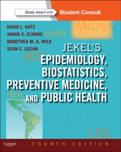 Epidemiology, Biostatistics, & Public Health Textbook