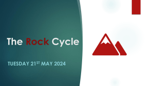 The Rock Cycle: Formation of Igneous, Sedimentary, and Metamorphic Rocks
