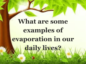Examples of Evaporation in Daily Life | Physics & Science