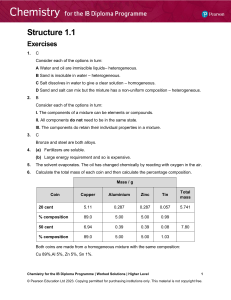 Chemistry Worked Solutions: Structure & Properties