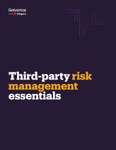Third-Party Risk Management Essentials