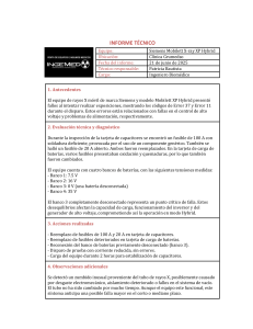 Informe de Reparaci&oacute;n Siemens Mobilett X-ray XP Hybrid