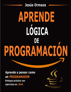 Aprende L&oacute;gica de Programaci&oacute;n con Java