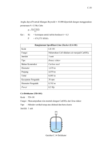 Spesifikasi Teknis Lime Slacker & Defekator