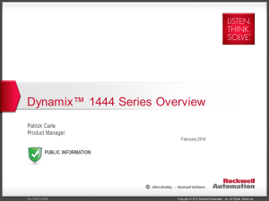 Dynamix 1444 Series Overview: Machine Protection & Monitoring