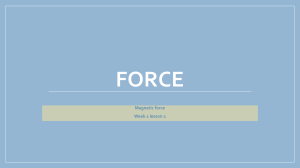 Magnetic Force, Alloys & Industry: Middle School Physics Lesson