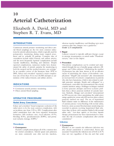 Arterial Catheterization: Indications, Procedure & Complications