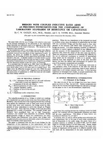 Inductive Ratio Arm Bridges: Precision Resistance & Capacitance Comparison