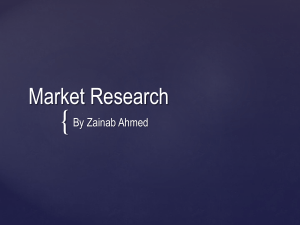 Market Research: Types, Methods & Importance