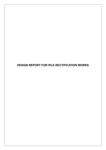 Pile Rectification Design Report: Eurocodes & Material Properties