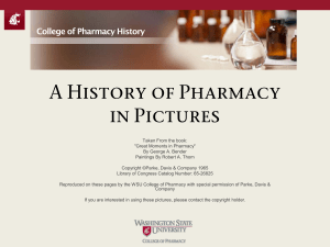 History of Pharmacy in Pictures: Ancient Times to Middle Ages