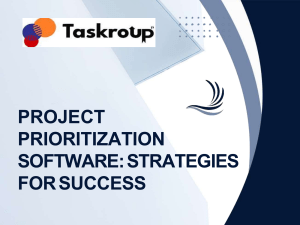 Project Prioritization Software: Strategies for Success