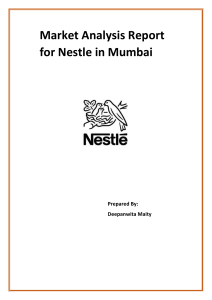 Nestle Mumbai Market Analysis Report: Competitive Landscape