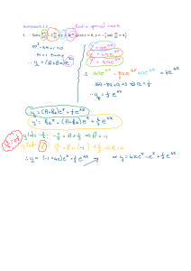 Differential Equations Homework: Solving 2nd Order Equations