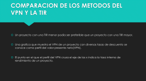 VPN vs TIR: M&eacute;todos de evaluaci&oacute;n de inversiones