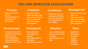 Effective Facilitation Tips: Purpose, Preparation, Management