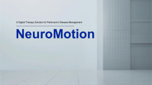 NeuroMotion: Digital Therapy for Parkinson's Disease Management