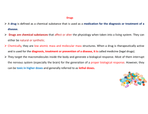 Drugs & Penicillin Production: Fermentation Lecture Notes