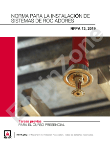 Norma NFPA 13 Instalaci&oacute;n de Sistemas de Rociadores