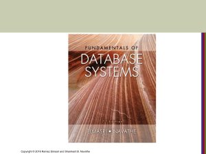 EER Modeling: Subclasses, Specialization, Generalization