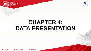 Data Presentation Methods: Textual, Tabular, Graphical