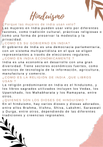 Hinduismo, Islam, Juda&iacute;smo: Resumen de Aspectos Clave