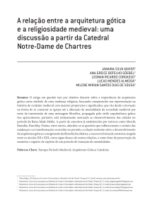 Arquitetura Gótica e Religiosidade Medieval: Notre-Dame de Chartres