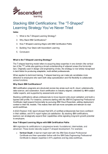 Stacking IBM Certifications: T-Shaped Learning Strategy