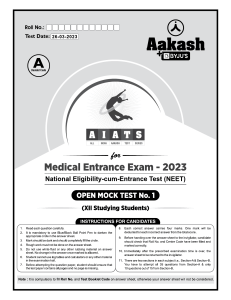 NEET Mock Test 2023: Physics & Chemistry Practice Questions