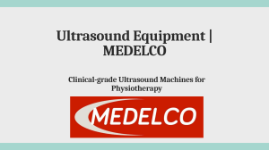 Medelco Ultrasound Equipment for Physiotherapy